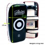 Fairtex KPLC2 Пады Тайские Изогнутые Тайский Бокс "Standart Curved Kick Pads" Черно-Белые